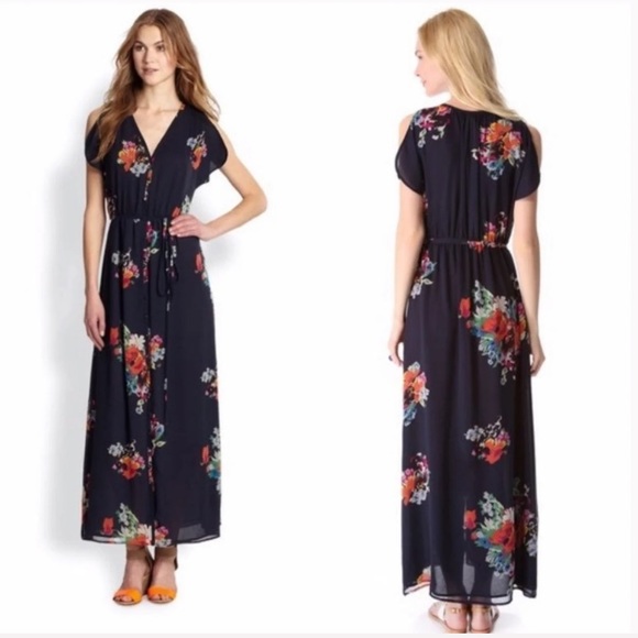 Joie Dresses & Skirts - Joie Lunaria Silk Floral Maxi Dress